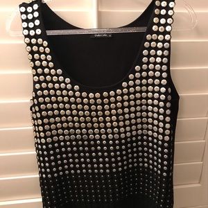 Del Cabo top with little round metal plate deco